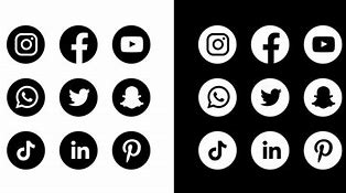 Image result for White Icons Black Background