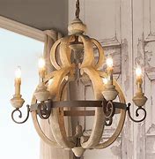 Image result for Rustic Wood Chandelier