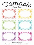 Image result for Ornate Paper Name Tags