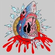 Image result for Zombie Shark Coloring Page