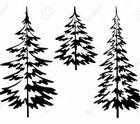 Image result for Evergreen Tree Clip Art Silhouette