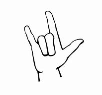 Image result for I Love You Sign Language SVG Free