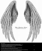 Image result for Double Exposure Angel Wings Tattoo