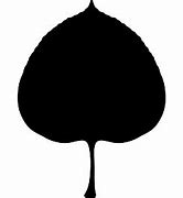 Image result for Aspen Leaf Silhouette