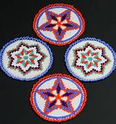 Image result for Native American Beaded Rosettes