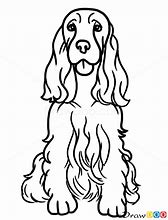 Image result for Cocker Spaniel Dog Coloring Pages