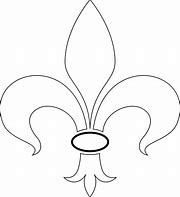 Image result for Fleur De Lis Line Design