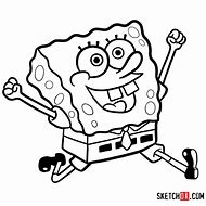 Image result for Easy Cartoons to Draw Spongebob