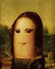 Image result for Back of Mona Lisa Painting