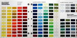 Image result for Dupont Car Paint Color Chart