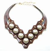 Image result for Leather Pendant Necklace