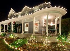 Image result for Christmas Lights Outside House