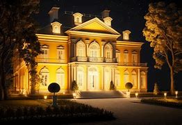 Image result for Roman House at Night