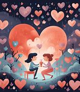 Image result for Couple Heart Drawings