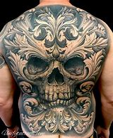 Image result for Side View Skull Tattoo