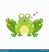 Image result for Sleeping Frog Clip Art