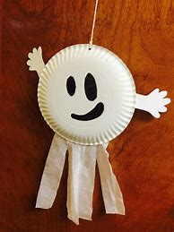 Image result for Paper Plate Ghost Art for Kids