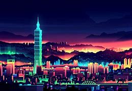 Image result for Neon City Artwork