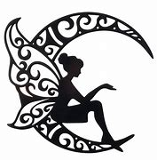 Image result for Fairy Moon Silhouette