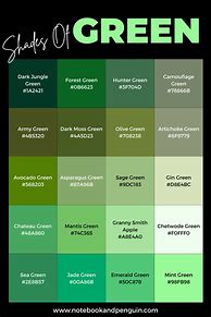 Image result for Green Shades Light to Dark