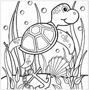 Image result for Fun Turtle Coloring Pages