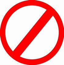 Image result for no sign clipart