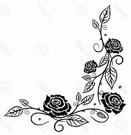 Image result for Rose Vine Border