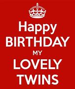 Image result for Birthday Greetings for Twins