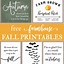 Image result for Free Printables of Fall Farmhouse Pics