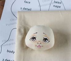 Image result for Fabric Doll Head Pattern