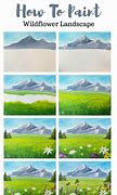 Image result for Landscape Painting Step by Step