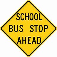 Image result for Large School Bus Stop Sign Clip Art