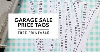 Image result for Garage Sale Stickers Printable