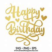 Image result for Happy Birthday SVG Cut Out