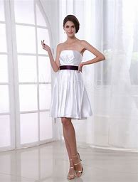 Image result for Strapless Cocktail Dress