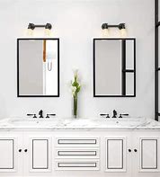 Image result for Black Wood Framed Bathroom Mirrors