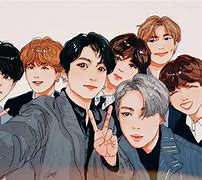 Image result for V BTS Anime Cartoon