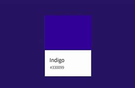 Image result for Word Indigo in Colour