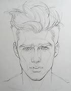 Image result for Male Face Angular Drawing