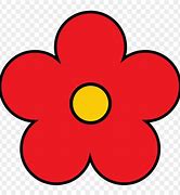 Image result for Simple Red Flower Clip Art