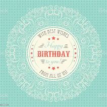 Image result for Happy Birthday Vintage Font