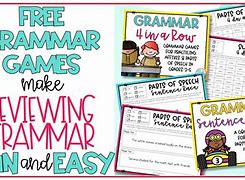 Image result for Grammar Games for Kids