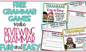 Image result for Grammar Games for Kids