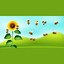 Image result for Sunflower Plant Cartoon