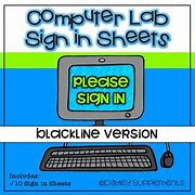 Image result for Computer Lab Sign in Sheet Template