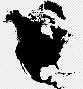 Image result for Map of North America Black and White