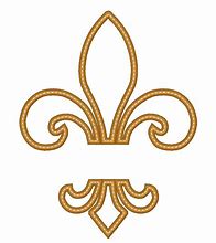 Image result for Fleur De Lis Line Design