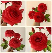 Image result for Crepe Paper Rose Tutorial