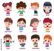 Image result for Kids Emotions Cartoon