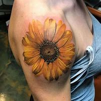 Image result for Sunflower Tattoo Minimalist Design